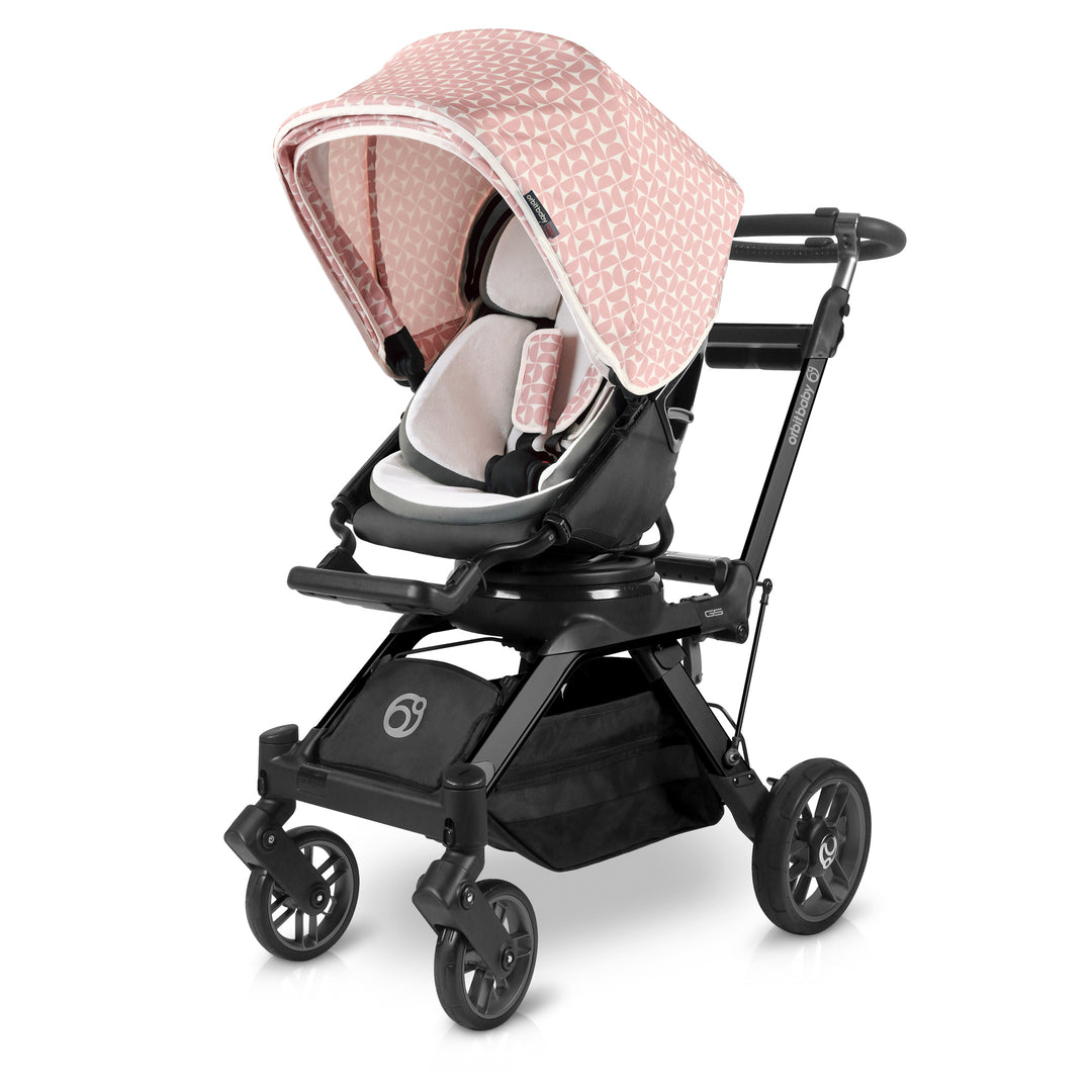 Stroller Canopy in Mosaic Blush Orbit Baby