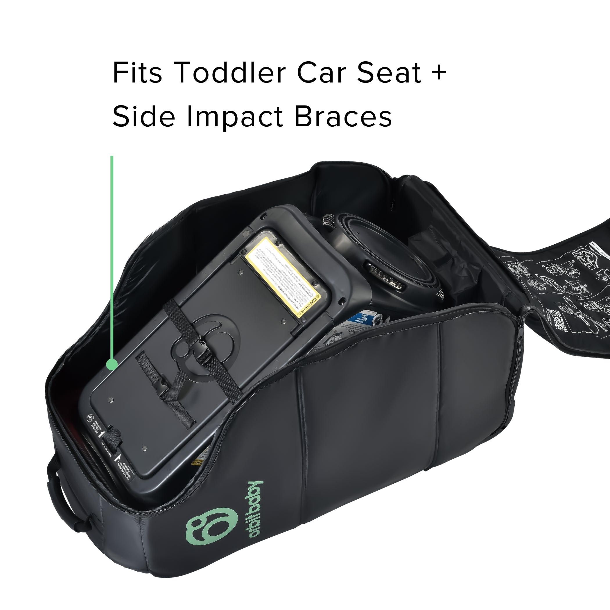backpack car seat travel bag Orbit Baby Car Seat Travel Bag