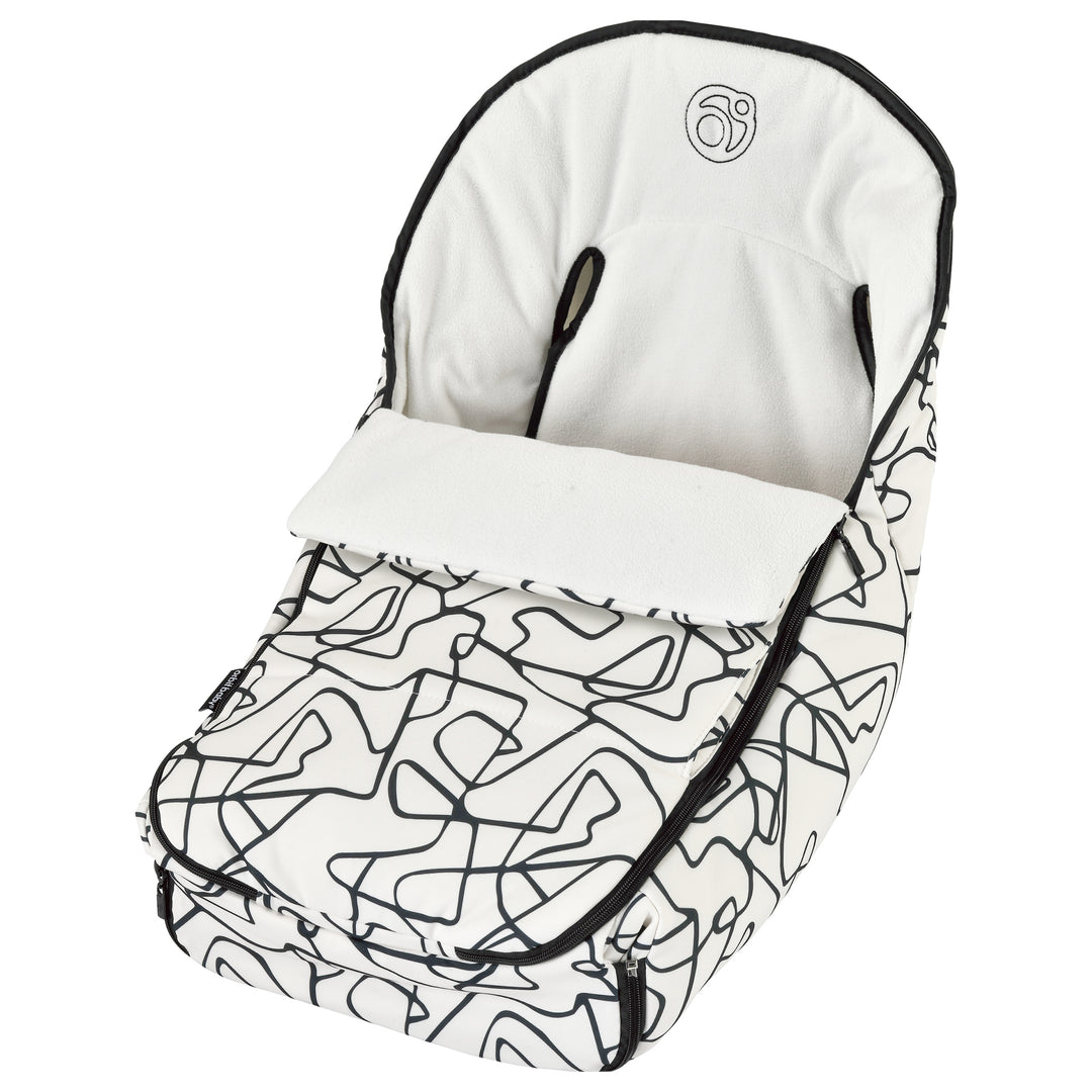 Stroller Footmuff in Squiggle Orbit Baby