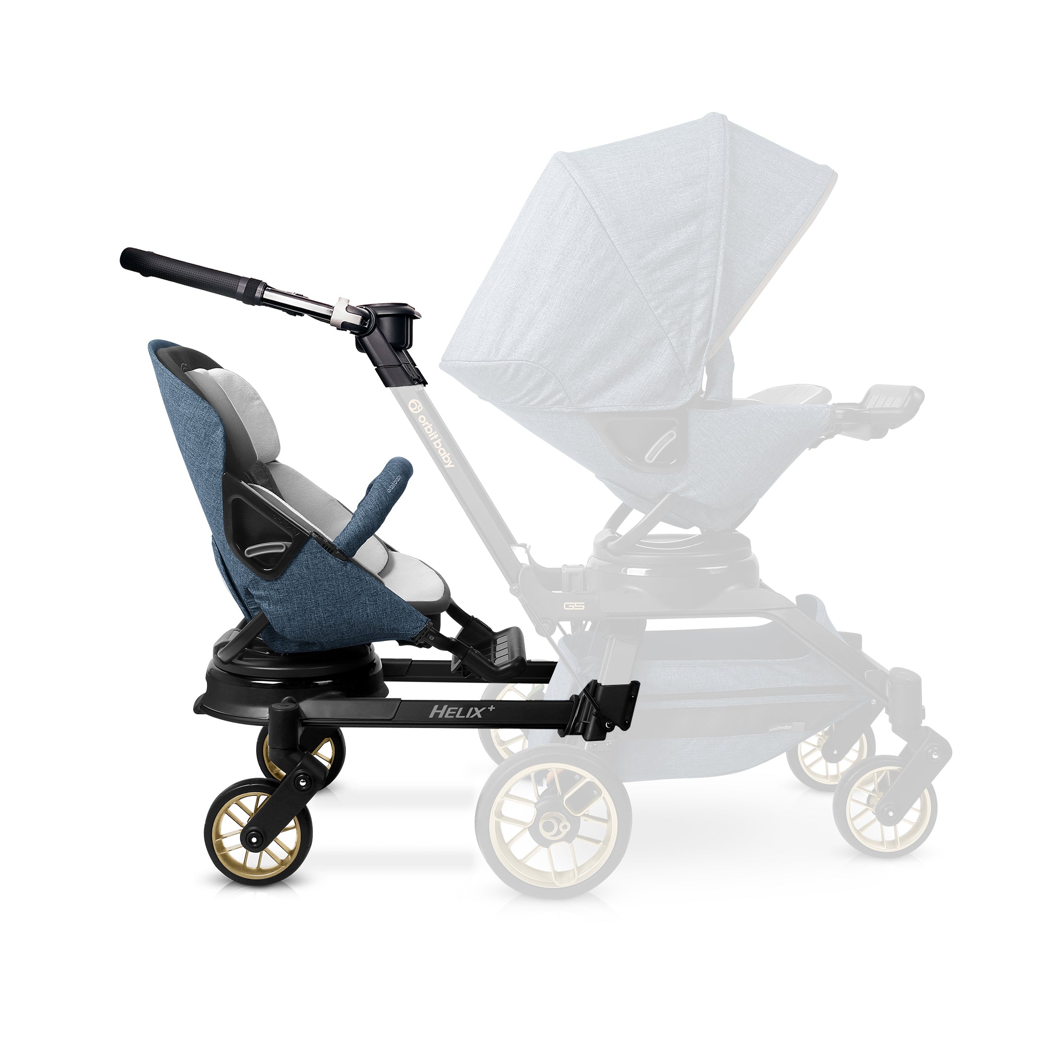double stroller on cruise ship G5 Helix+ with Stroller Seat – Orbit Baby