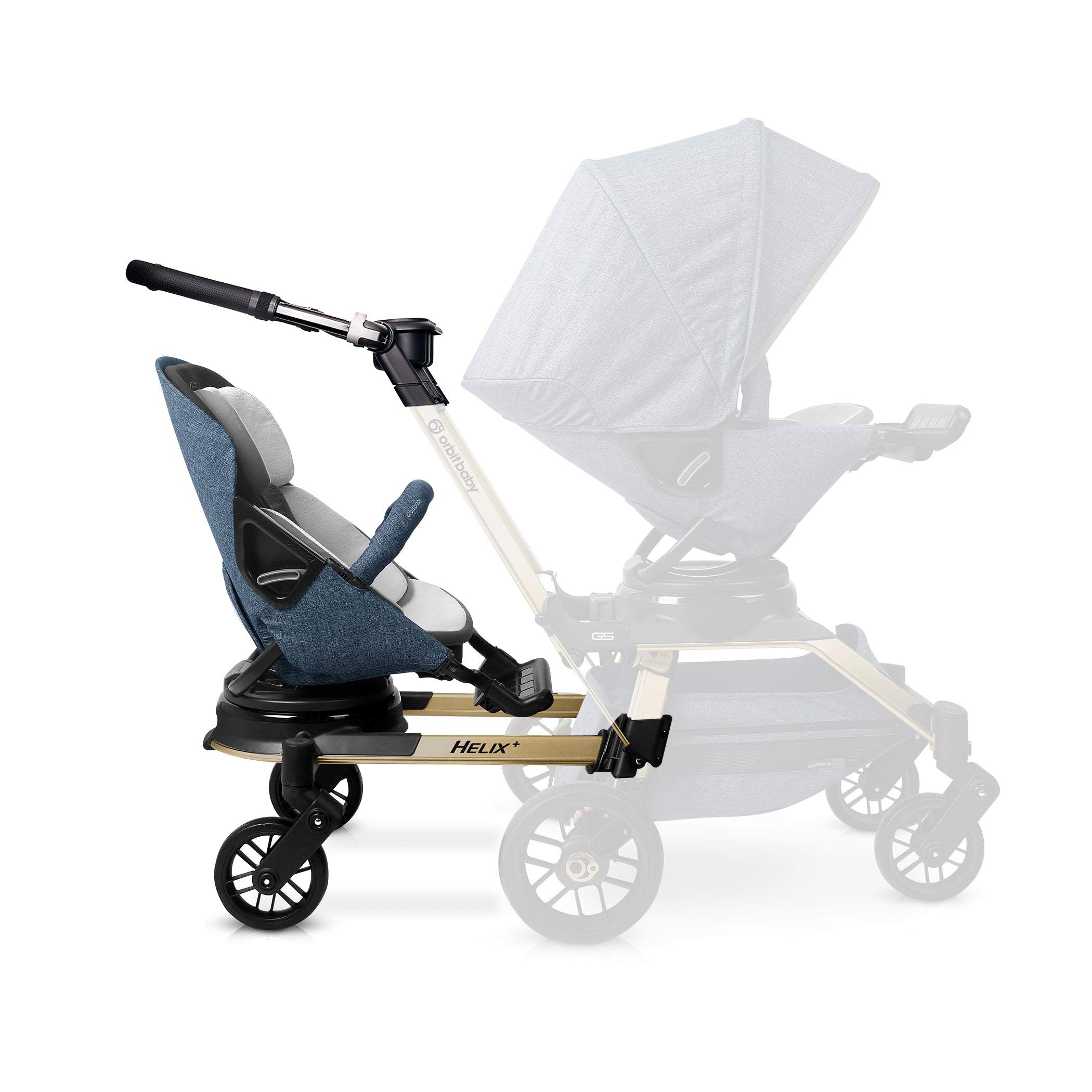sunflower stroller and car seat Orbit Baby