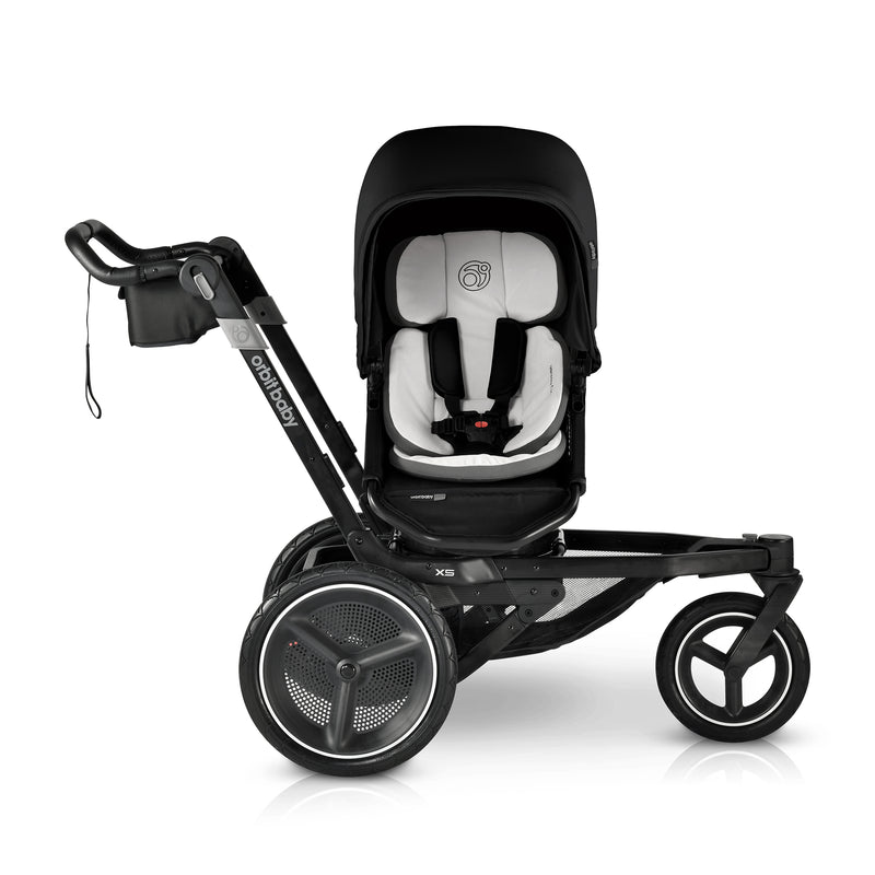 black and yellow jogging stroller Orbit Baby