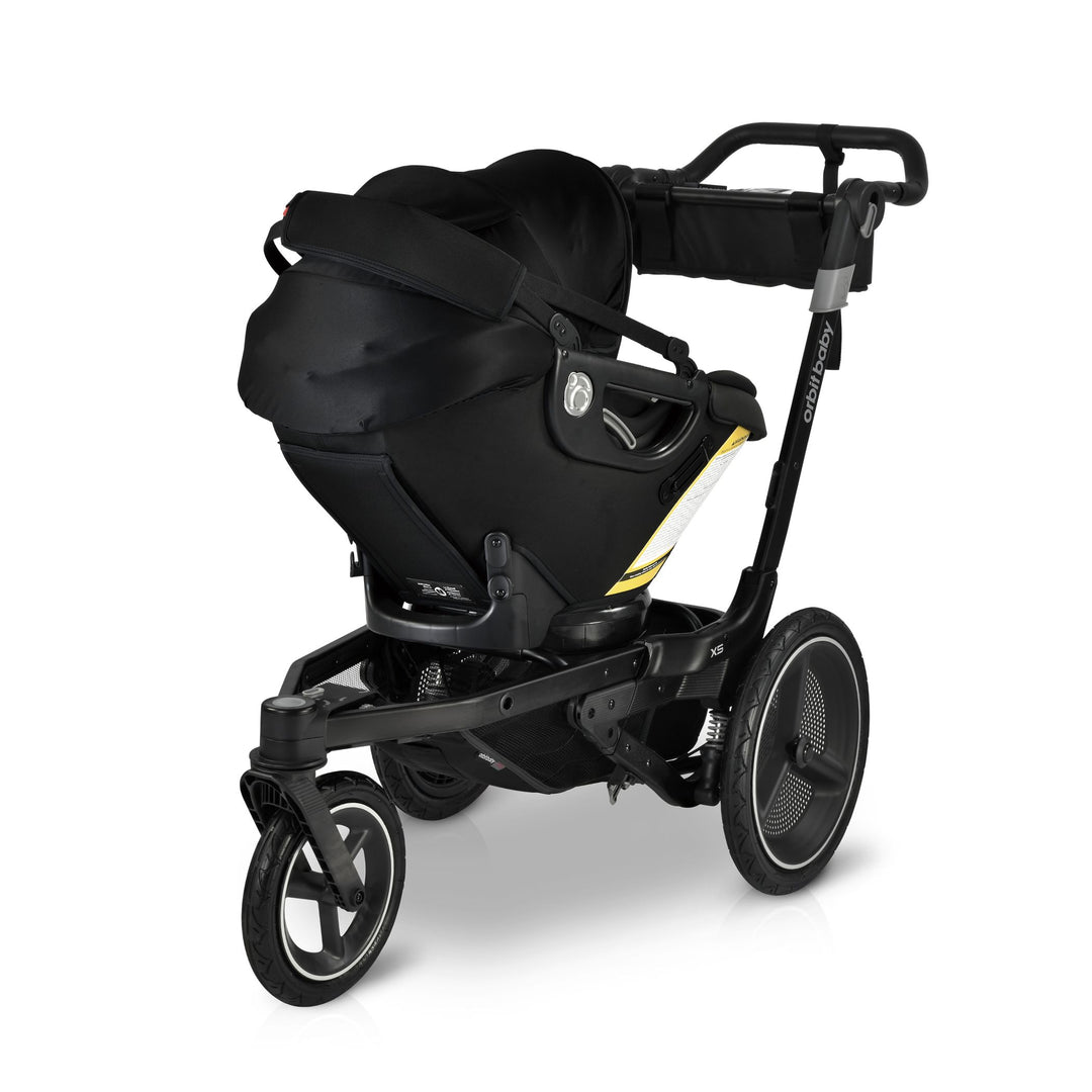 Orbit Baby Jog Sleep Ride Travel System in black melange Grey