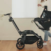 The Orbit Baby Infant Car Seat being docked onto the G5 Stroller SmartHub