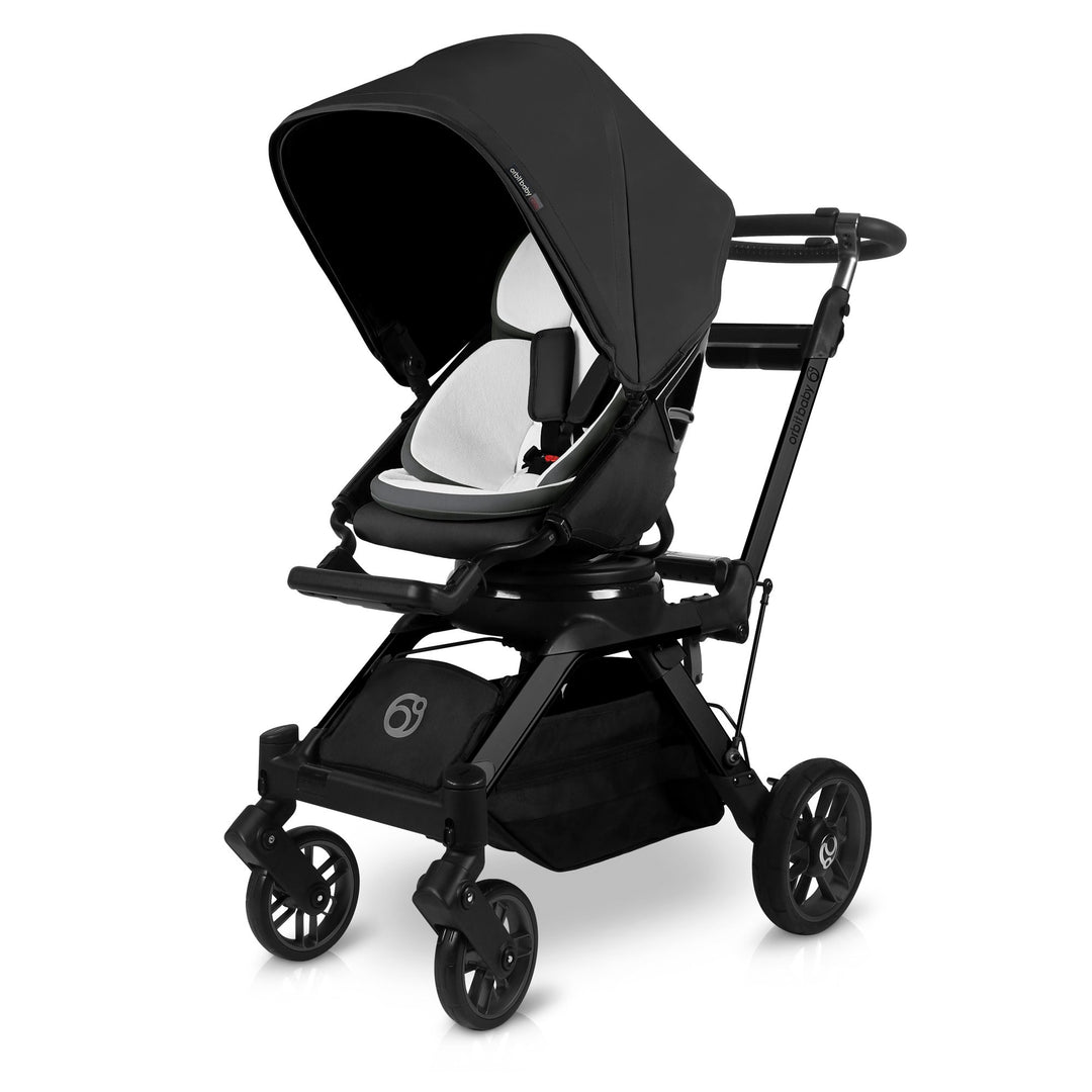 Rose gold baby travel system top